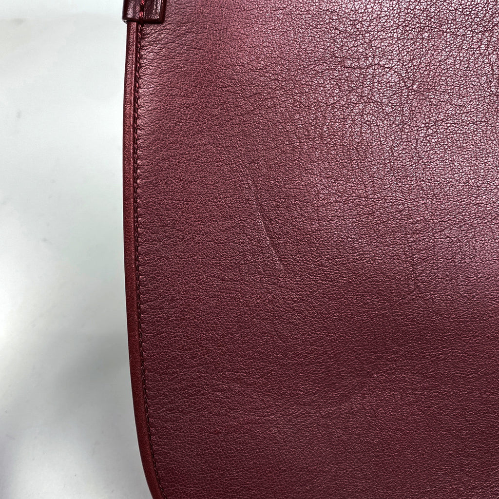 カルティエ マストライン ショルダーバッグ 斜め掛け ショルダーバッグ レザー ボルドー レディース 【中古】brbag