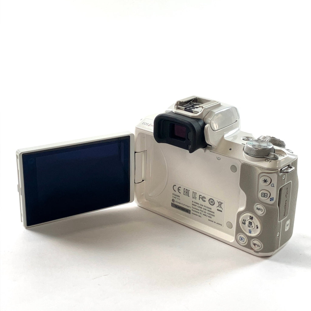 キヤノン Canon EOS Kiss M ボディ  ホワイト デジタル ミラーレス 一眼カメラ 【中古】