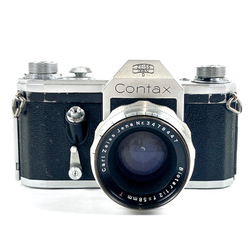 ツァイス・イコン Zeiss Ikon Contax D (M42) + Biotar 58mm F2 (M42) ［ジャンク品］ フィルム マニュアルフォーカス 一眼レフカメラ 【中古】