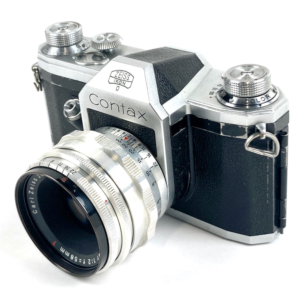 ツァイス・イコン Zeiss Ikon Contax D (M42) + Biotar 58mm F2 (M42) ［ジャンク品］ フィルム マニュアルフォーカス 一眼レフカメラ 【中古】