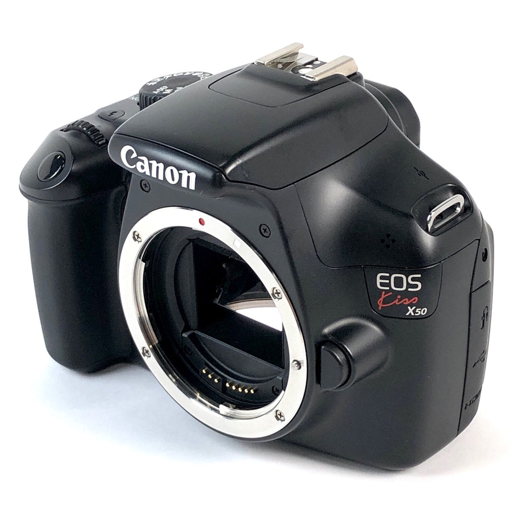 キヤノン Canon EOS Kiss X50 EF-S 18-55 IS II レンズキット ブラック デジタル 一眼レフカメラ 【中古】