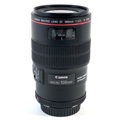 キヤノン Canon EF 100mm F2.8L MACRO IS USM 一眼カメラ用レンズ（オートフォーカス） 【中古】