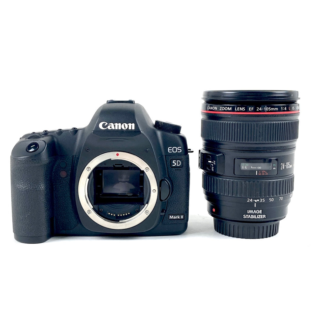 キヤノン Canon EOS 5D Mark II EF 24-105L IS USM レンズキット デジタル 一眼レフカメラ 【中古】