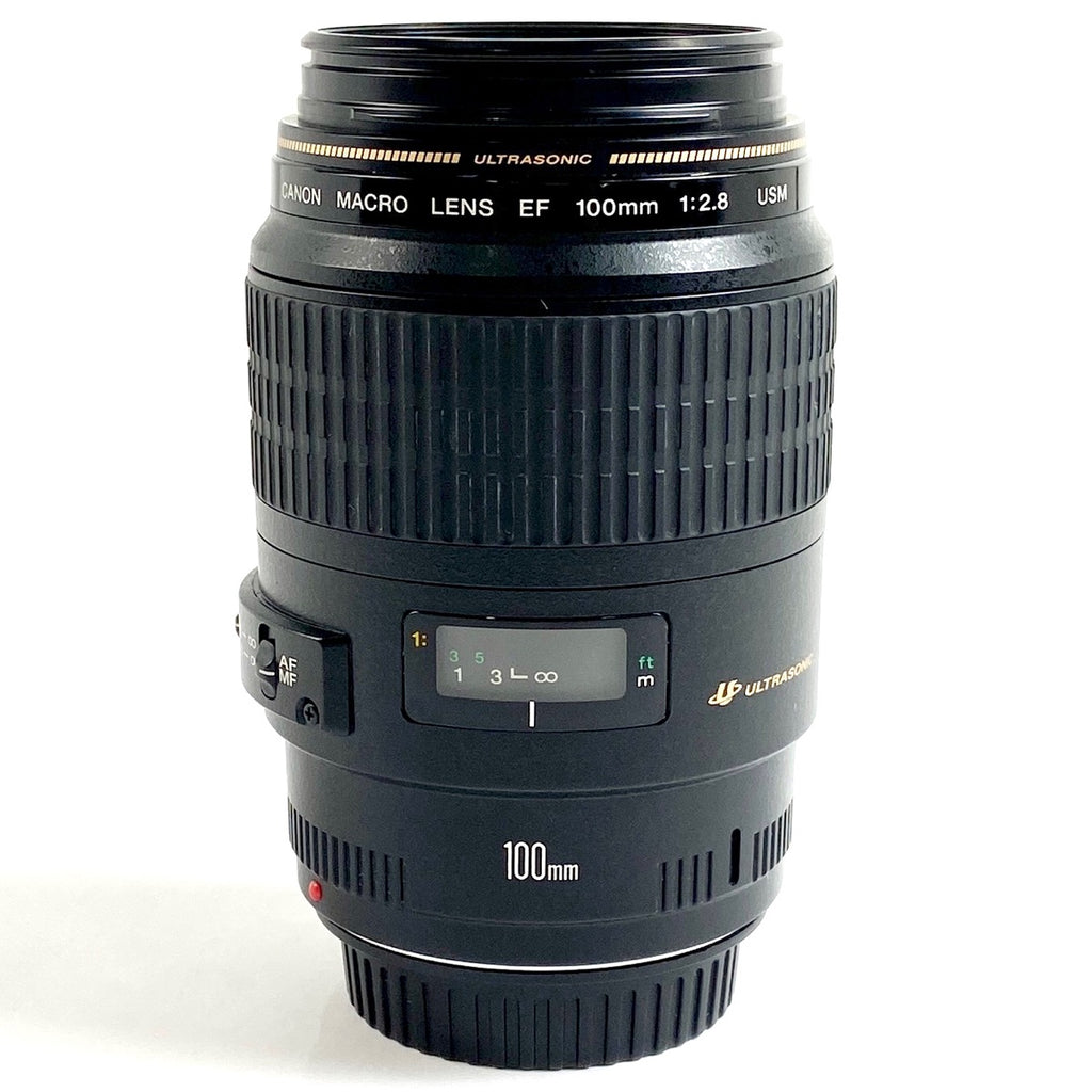 キヤノン Canon EF 100mm F2.8 MACRO USM 一眼カメラ用レンズ（オートフォーカス） 【中古】