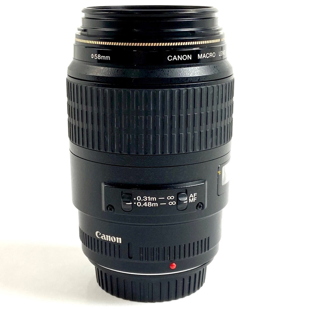 キヤノン Canon EF 100mm F2.8 MACRO USM 一眼カメラ用レンズ（オートフォーカス） 【中古】