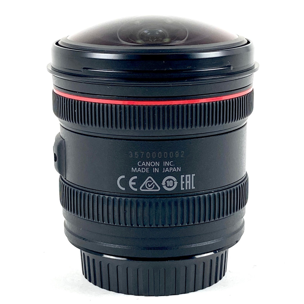 キヤノン Canon EF 8-15mm F4L フィッシュアイ USM 一眼カメラ用レンズ（オートフォーカス） 【中古】