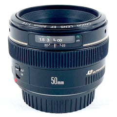 キヤノン Canon EF 50mm F1.4 USM 一眼カメラ用レンズ（オートフォーカス） 【中古】