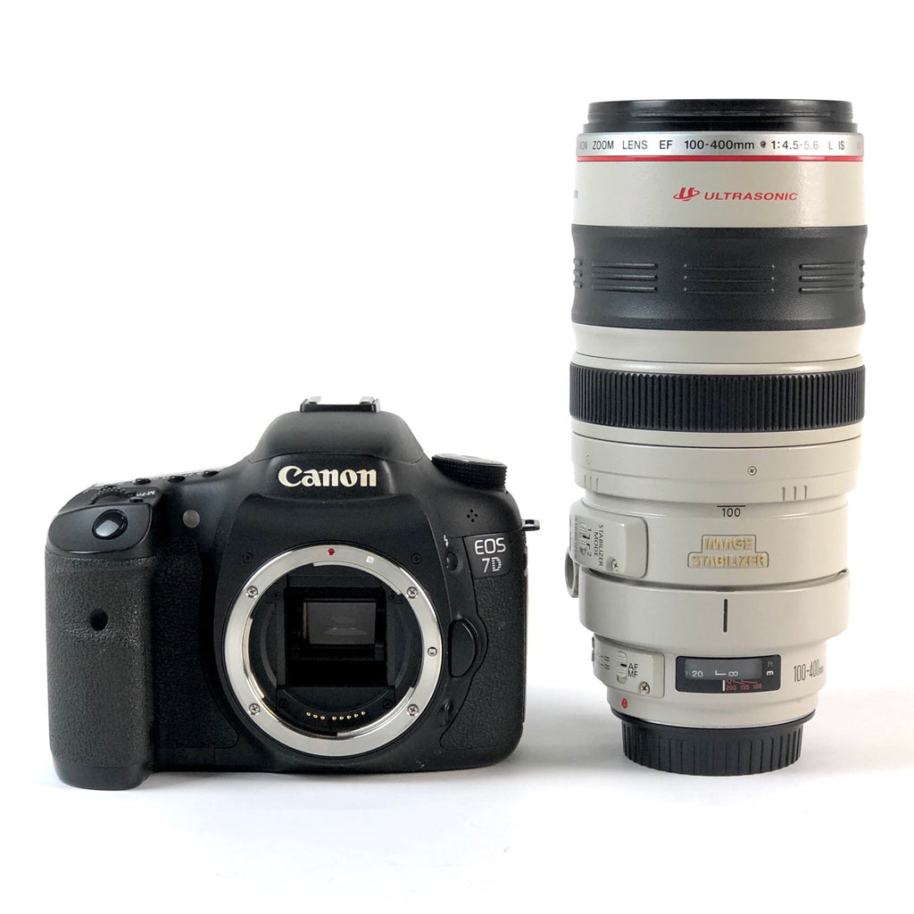 キヤノン Canon EOS 7D ＋ EF 100-400mm F4.5-5.6L IS USM デジタル 一眼レフカメラ 【中古】