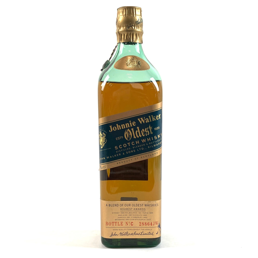 ジョニーウォーカー JOHNNIE WALKER ブルーラベル オールデスト 750ml スコッチウイスキー ブレンデッド 【古酒】