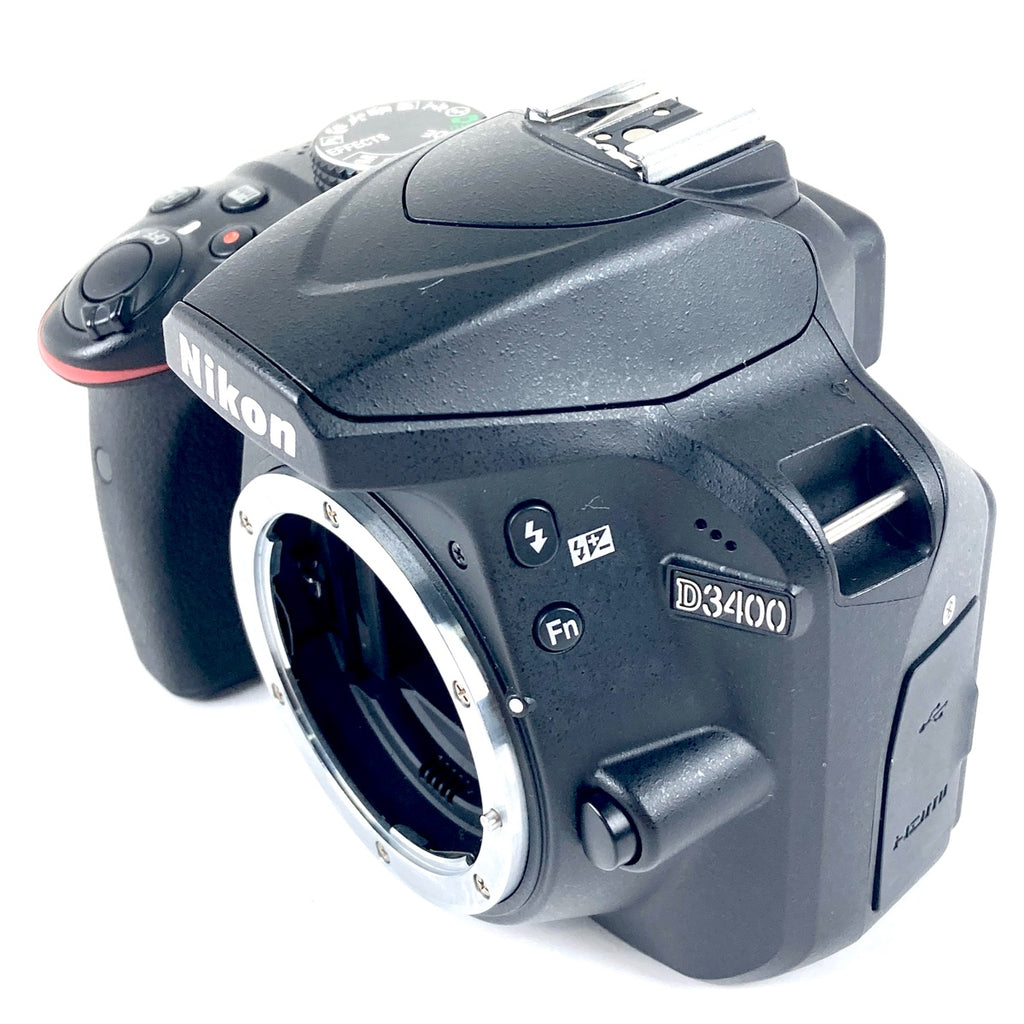 ニコン Nikon D3400 18-55VR レンズキット ブラック デジタル 一眼レフカメラ 【中古】