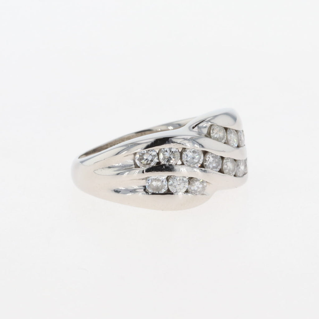 メレダイヤ デザインリング プラチナ 指輪  リング 12.5号 Pt850 ダイヤモンド レディース 【中古】 
 ラッピング可
