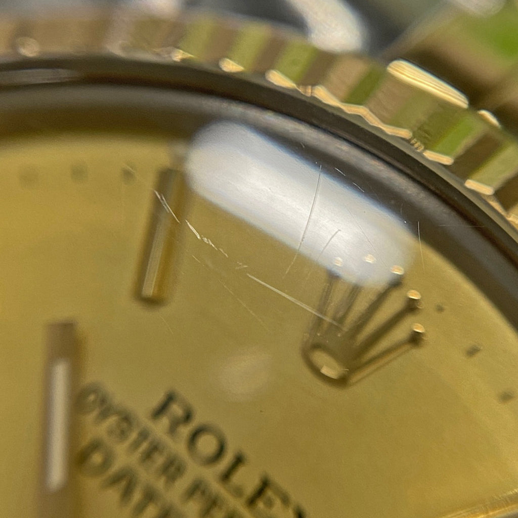 ロレックス デイトジャスト 16013 腕時計 SS YG 自動巻き シャンパンゴールド メンズ 【中古】 
 ラッピング可