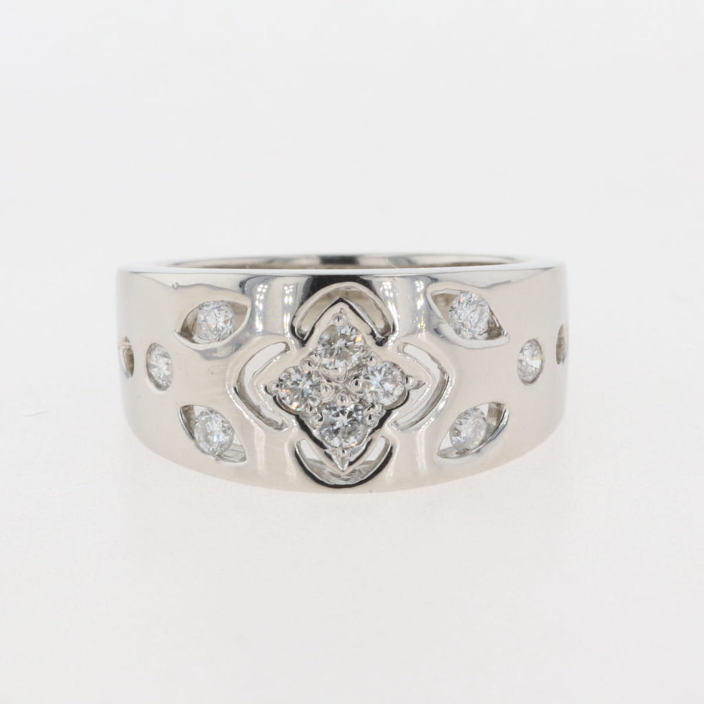 メレダイヤ デザインリング プラチナ 指輪 リング 9.5号 Pt1000 ダイヤモンド レディース 【中古】 
 ラッピング可