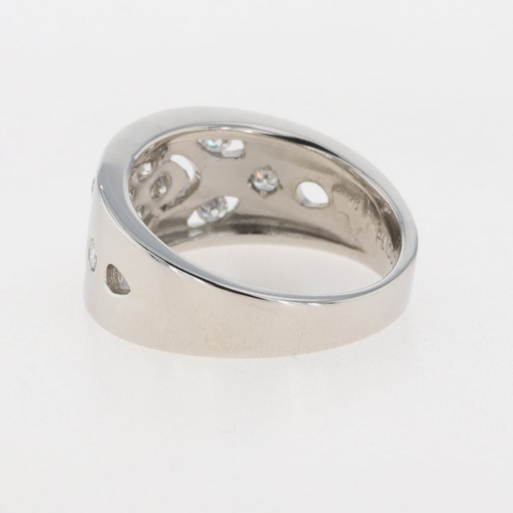 メレダイヤ デザインリング プラチナ 指輪 リング 9.5号 Pt1000 ダイヤモンド レディース 【中古】 
 ラッピング可