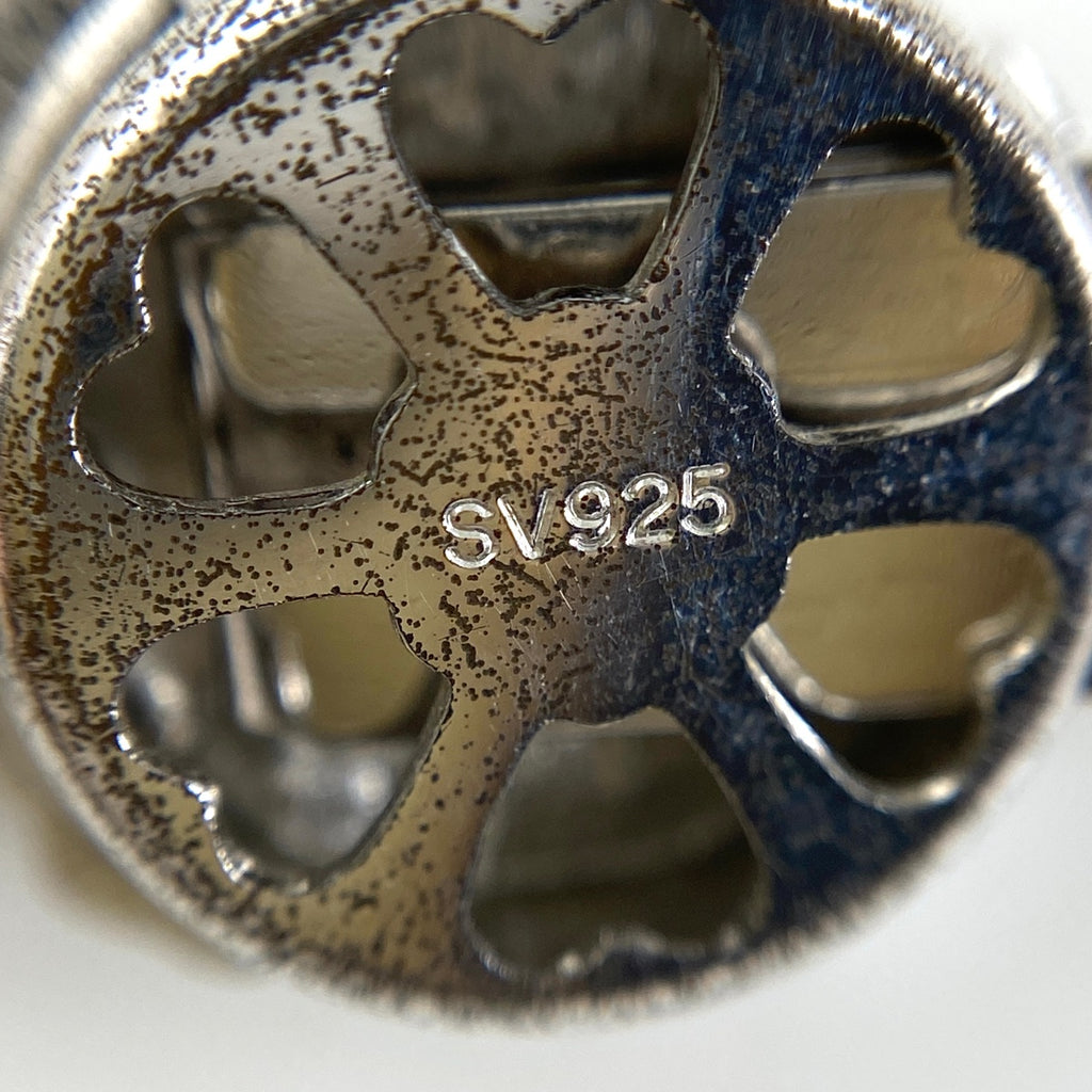 パール デザインネックレス イヤリング セット シルバー 925 WG ホワイトゴールド 真珠 ネックレス SV K14 パール レディース 【中古】 
 ラッピング可