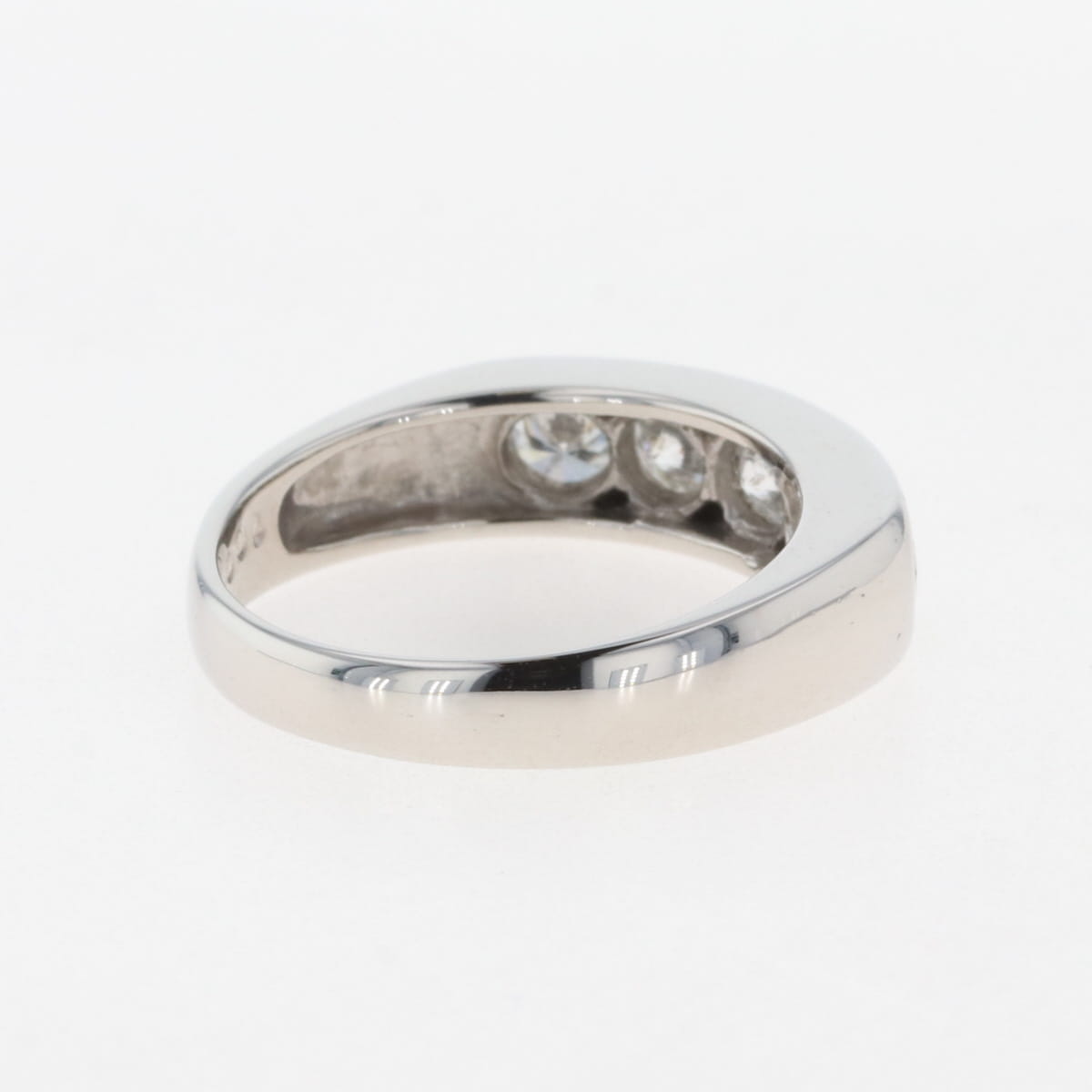 バイセル公式】メレダイヤ デザインリング プラチナ 指輪 リング 10.5 