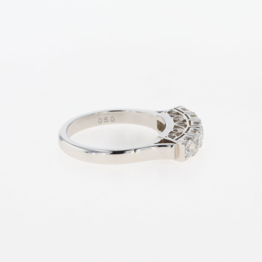 メレダイヤ デザインリング プラチナ 指輪 リング 10号 Pt900 ダイヤモンド レディース 【中古】 
 ラッピング可