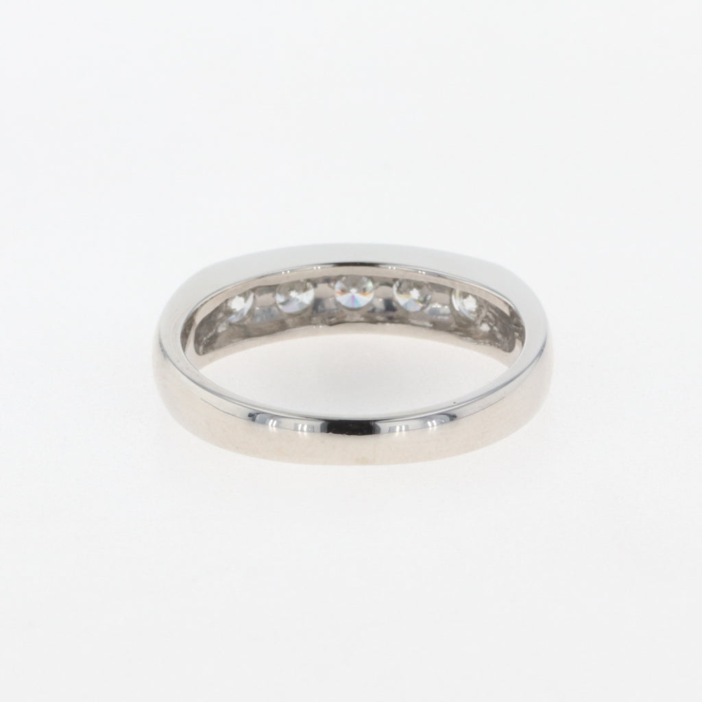 メレダイヤ デザインリング プラチナ 指輪 リング 7号 Pt900 ダイヤモンド レディース 【中古】 
 ラッピング可