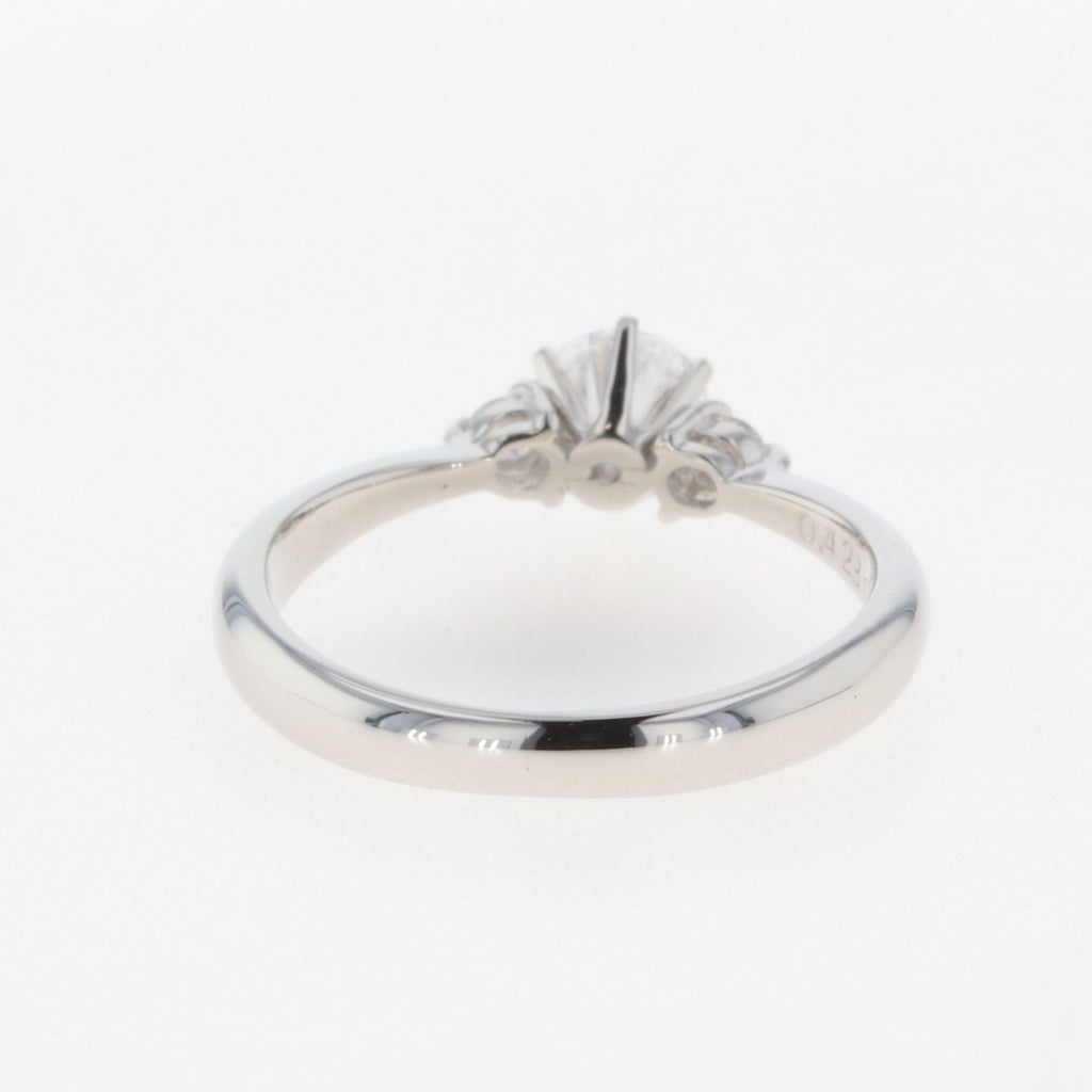 ダイヤモンド デザインリング プラチナ 指輪 メレダイヤ リング 8号 Pt900 ダイヤモンド レディース 【中古】 
 ラッピング可