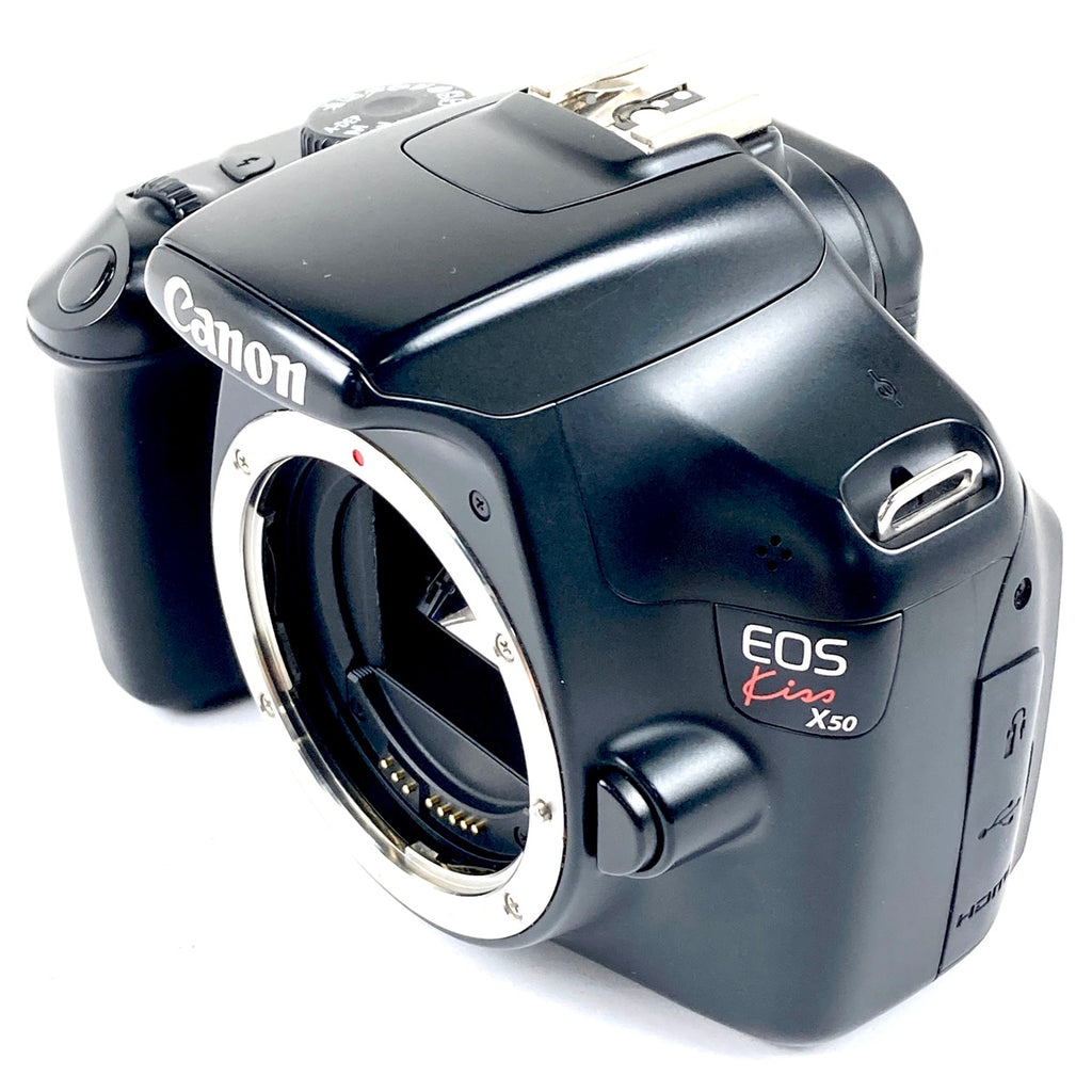 キヤノン Canon EOS Kiss X50 EF-S 18-55 IS II レンズキット ブラック デジタル 一眼レフカメラ 【中古】