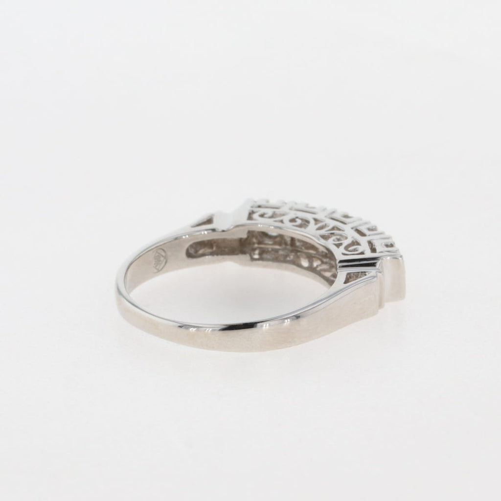 メレダイア デザインリング プラチナ 指輪 リング 9号 Pt900 ダイヤモンド レディース 【中古】 
 ラッピング可