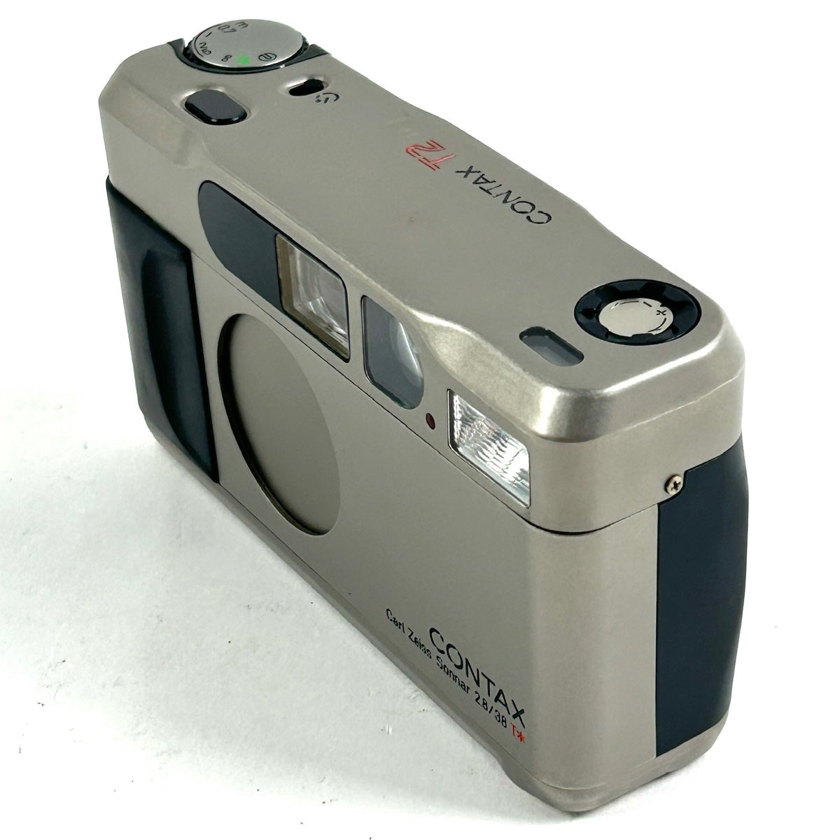 ☆高級コンパクトフィルムカメラ☆CONTAX T2☆チタンシルバー ...