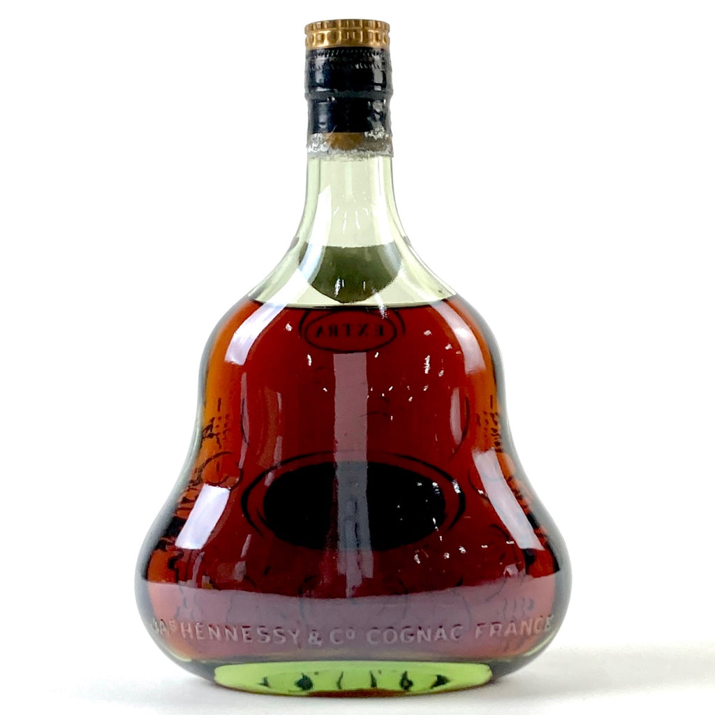 ヘネシー Hennessy エクストラ グリーンボトル 金キャップ 700ml ブランデー コニャック 【古酒】