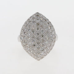 メレダイヤ デザインリング 指輪 リング 11.5号 750 ダイヤモンド レディース 【中古】 
 ラッピング可