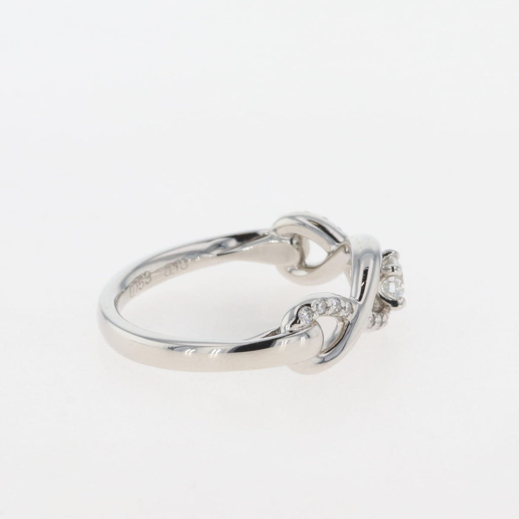 メレダイヤ デザインリング プラチナ 指輪 リング 11号 Pt950 ダイヤモンド レディース 【中古】 
 ラッピング可