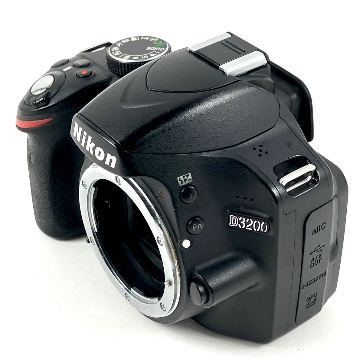 バイセル公式】ニコン Nikon D3200 レンズキット ブラック デジタル ...