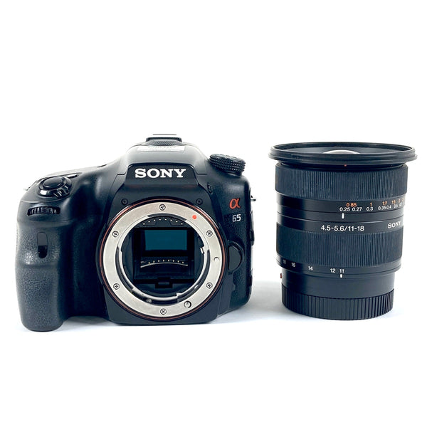 ソニー SONY α65 + DT 11-18mm F4.5-5.6 SAL1118［ジャンク品］ デジタル 一眼レフカメラ 【中古】