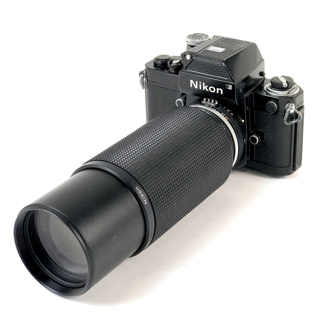 ニコン Nikon F2 フォトミック ブラック + Ai-S Zoom-NIKKOR 100-300mm F5.6 ［ジャンク品］ フィルム マニュアルフォーカス 一眼レフカメラ 【中古】