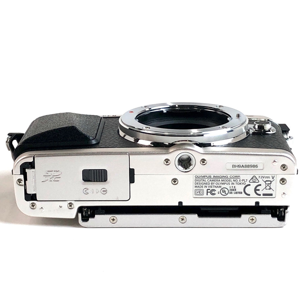 オリンパス OLYMPUS PEN Lite E-PL7 EZダブルズームキット シルバー デジタル ミラーレス 一眼カメラ 【中古】 cambb