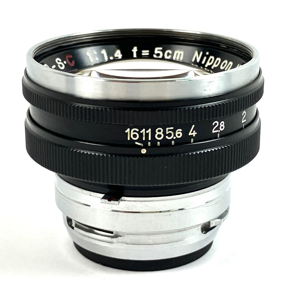 【在庫一掃】 ニコン Nikon NIKKOR-S.C 5cm F1.4 50mm ブラック Sマウント レンジファインダーカメラ用レンズ 【中古】 cambb