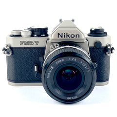 ニコン Nikon FM2/T チタン + Ai-S NIKKOR 35mm F2.8 フィルム マニュアルフォーカス 一眼レフカメラ 【中古】