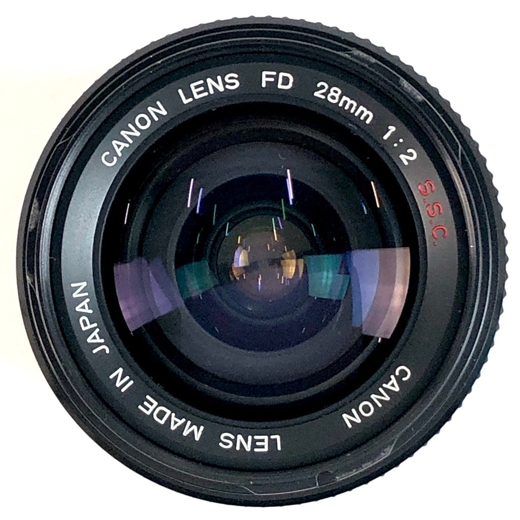 【在庫一掃】 キヤノン Canon FD 28mm F2 S.S.C. 一眼カメラ用レンズ（マニュアルフォーカス） 【中古】cambb