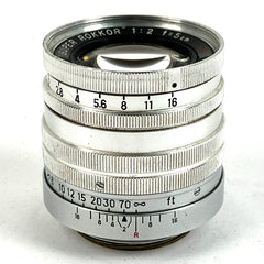 【在庫一掃】 ミノルタ MINOLTA SUPER ROKKOR 50mm F2 5cm Lマウント L39 レンジファインダーカメラ用レンズ 【中古】 cambb