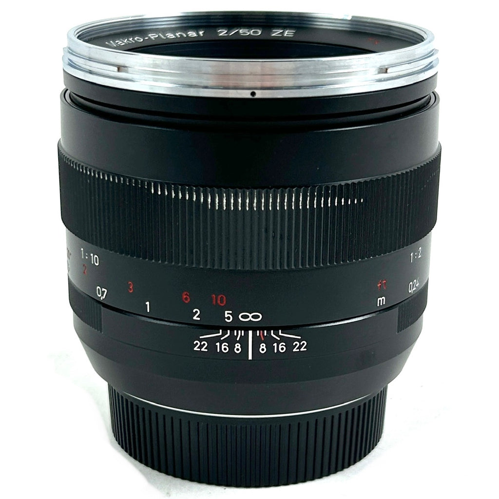 カール・ツァイス Carl Zeiss Makro-Planar T* 50mm F2 ZE (キヤノン EF用) 一眼カメラ用レンズ（マニュアルフォーカス） 【中古】