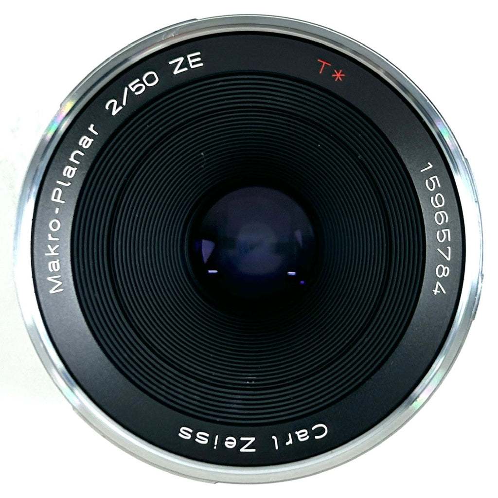 カール・ツァイス Carl Zeiss Makro-Planar T* 50mm F2 ZE (キヤノン EF用) 一眼カメラ用レンズ（マニュアルフォーカス） 【中古】