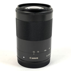キヤノン Canon EF-M 55-200mm F4.5-6.3 IS STM ブラック 一眼カメラ用レンズ（オートフォーカス） 【中古】