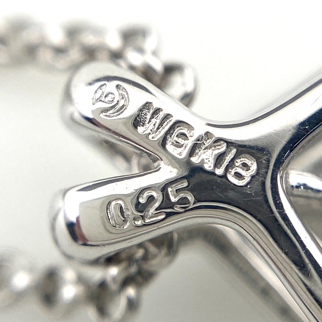 タサキ ダイヤモンド デザインネックレス WG ホワイトゴールド ペンダント メレダイヤ ネックレス K18 WG ダイヤモンド レディース 【中古】brjwl