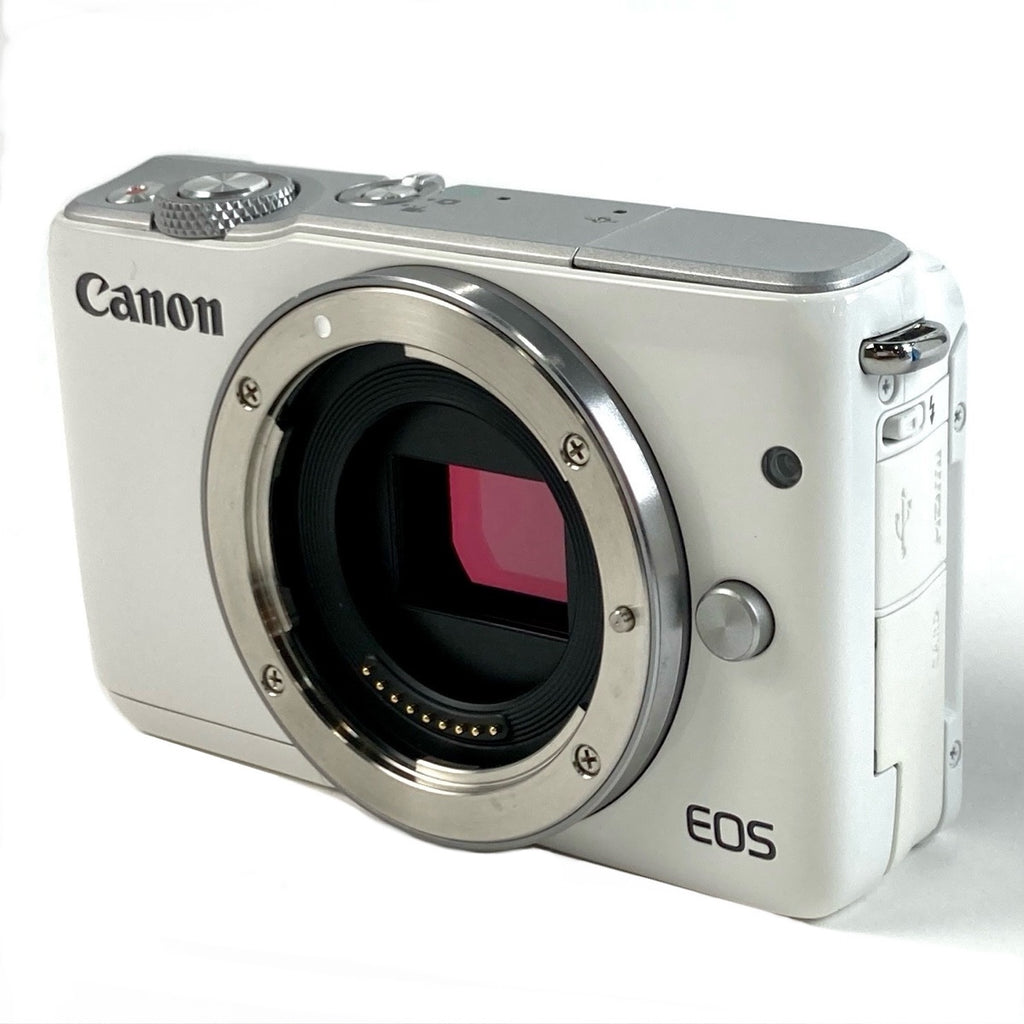 キヤノン Canon EOS M10 EF-M 15-45 IS STM レンズキット ホワイト デジタル ミラーレス 一眼カメラ 【中古】