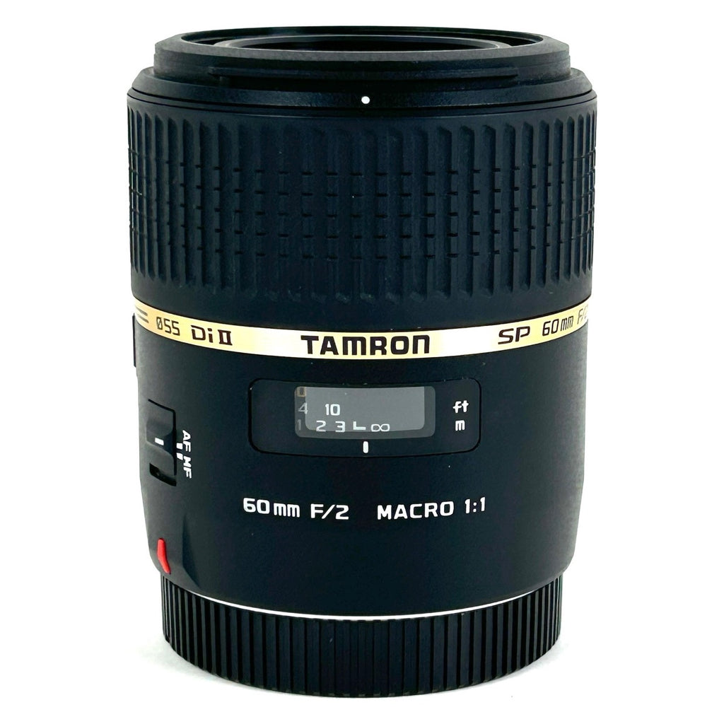 タムロン TAMRON SP 60mm F2 Di II MACRO 1:1 G005E (キヤノンEF用) 一眼カメラ用レンズ（オートフォーカス） 【中古】