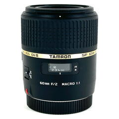 タムロン TAMRON SP 60mm F2 Di II MACRO 1:1 G005E (キヤノンEF用) 一眼カメラ用レンズ（オートフォーカス） 【中古】