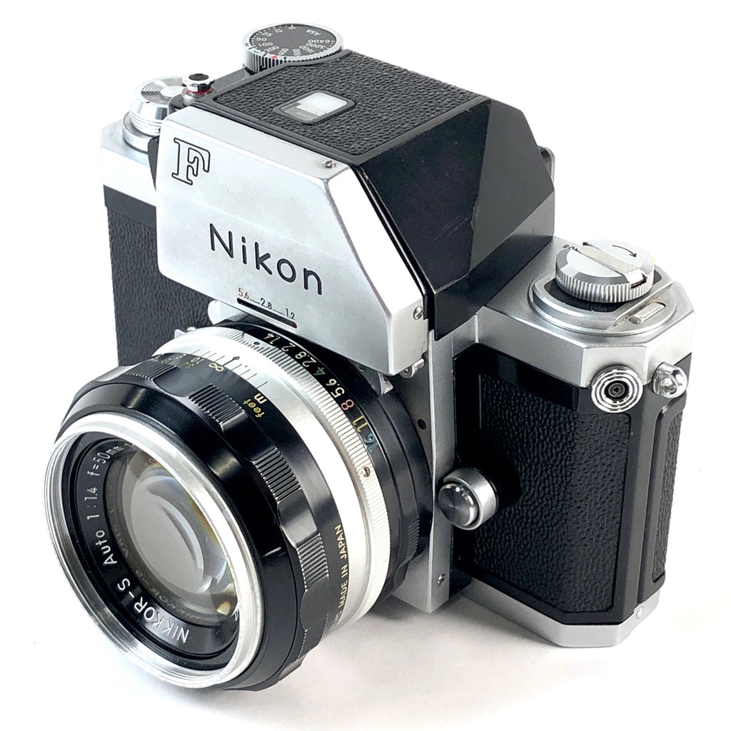 ニコン Nikon F フォトミック シルバー + NIKKOR-S Auto 50mm F1.4 非Ai ［ジャンク品］ フィルム マニュアルフォーカス 一眼レフカメラ 【中古】