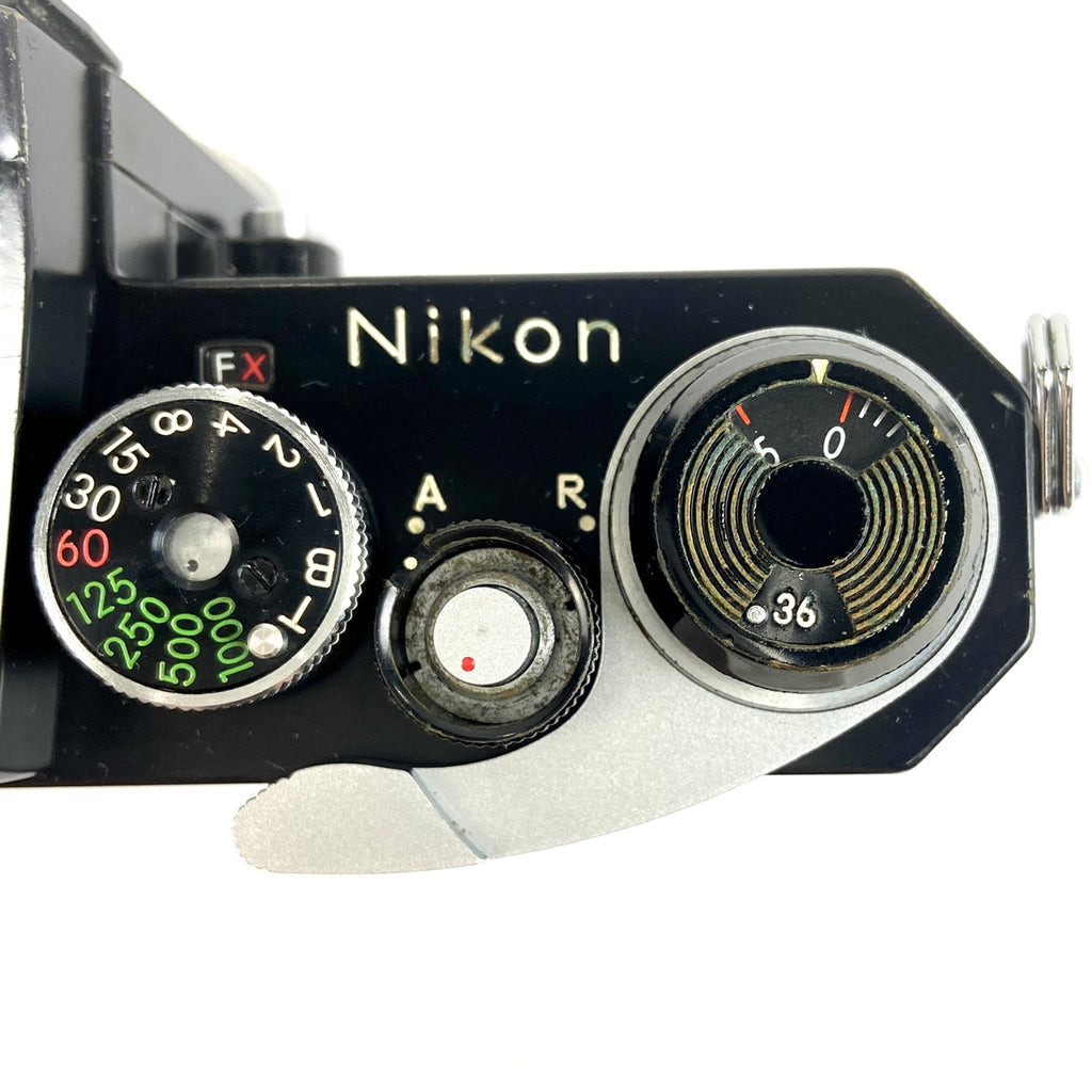 ニコン Nikon F アイレベル ブラック ボディ フィルム マニュアルフォーカス 一眼レフカメラ 【中古】