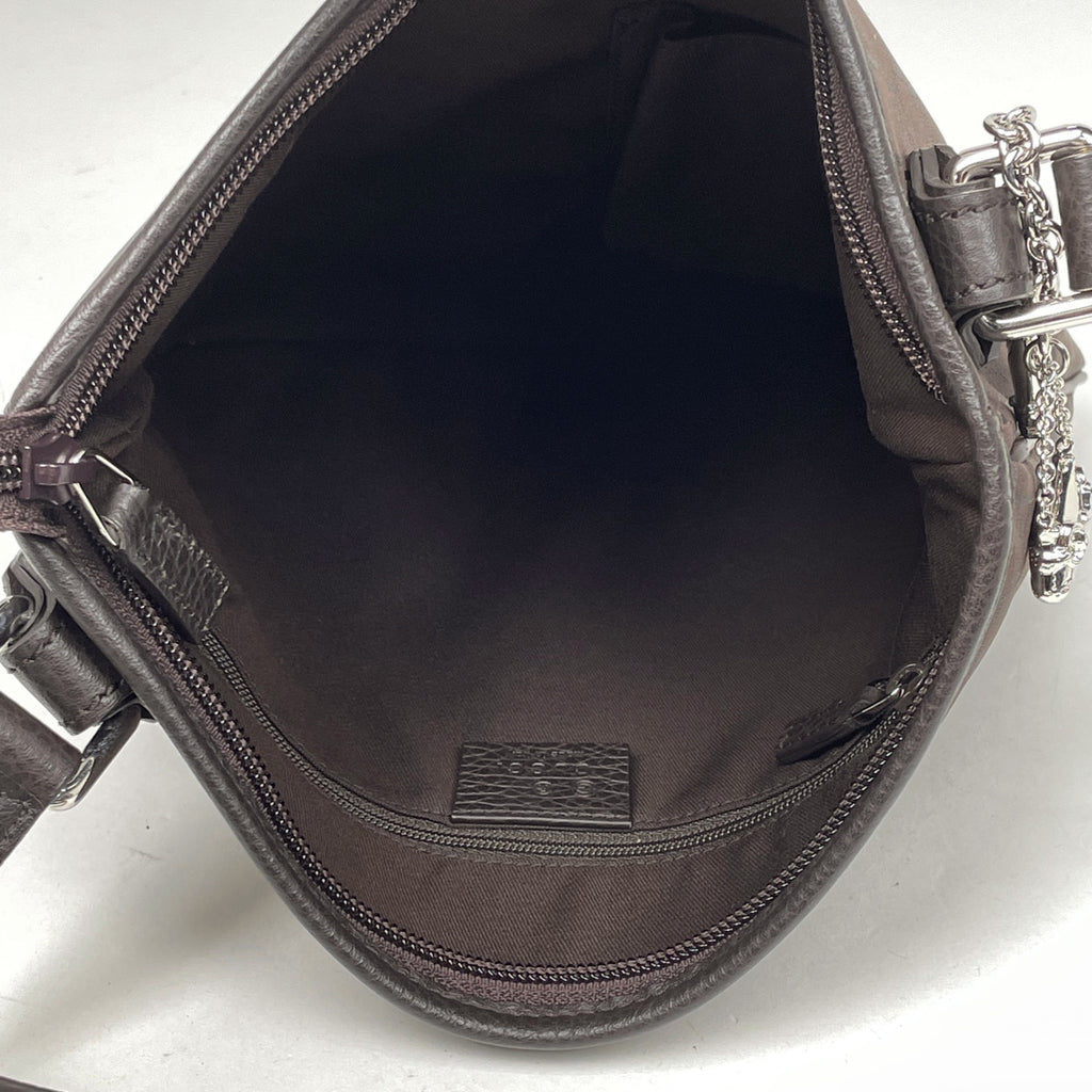 グッチ GG柄 ショルダーバッグ 斜め掛け ショルダーバッグ ナイロン ブラウン 268620 レディース 【中古】brbag