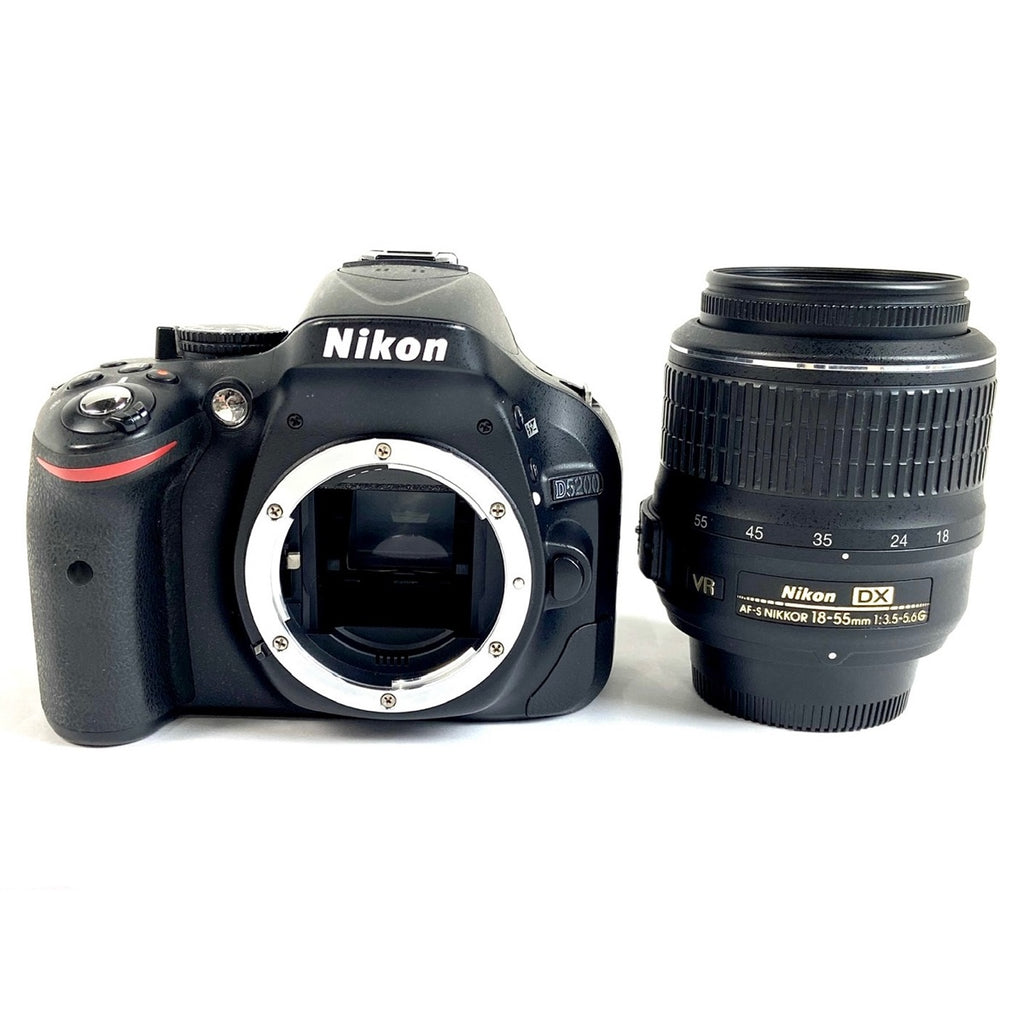 バイセル公式】ニコン Nikon D5200 18-55 VR レンズキット ブラック デジタル 一眼レフカメラ 【中古】 - バイセルブランシェ