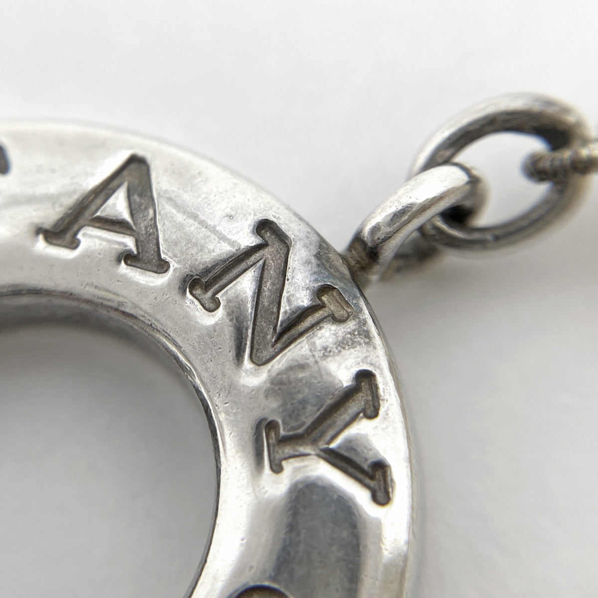 DIESEL ディーゼル DI1351040 Sterling Silver D Logo Necklace