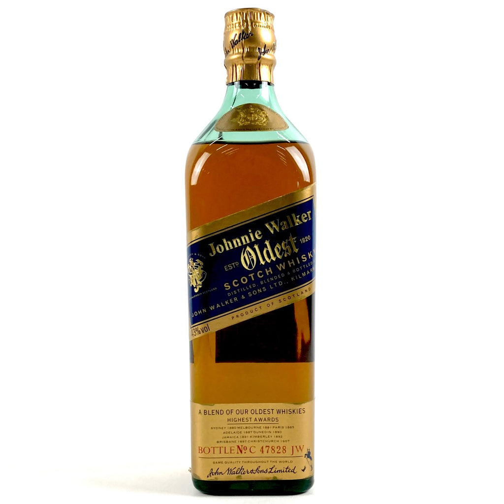 ジョニーウォーカー JOHNNIE WALKER ブルーラベル オールデスト 750ml スコッチウイスキー ブレンデッド 【古酒】